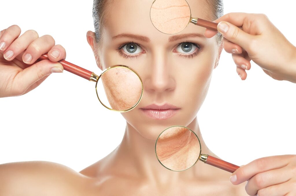 laser hair removal - aging concept
